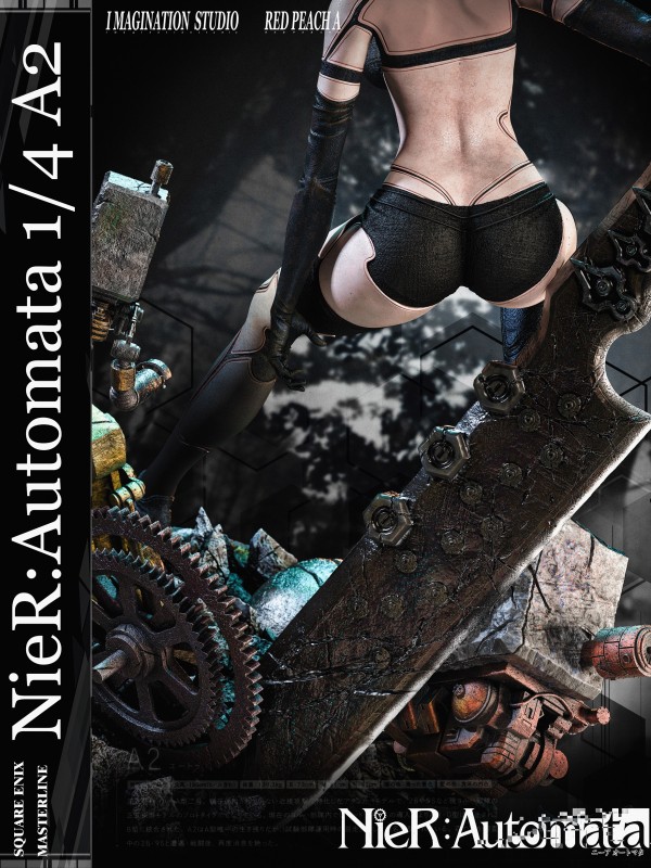 Imagination studio x Red Peach A NieR:Automata A2 Hot Sexy 1/4 Statue